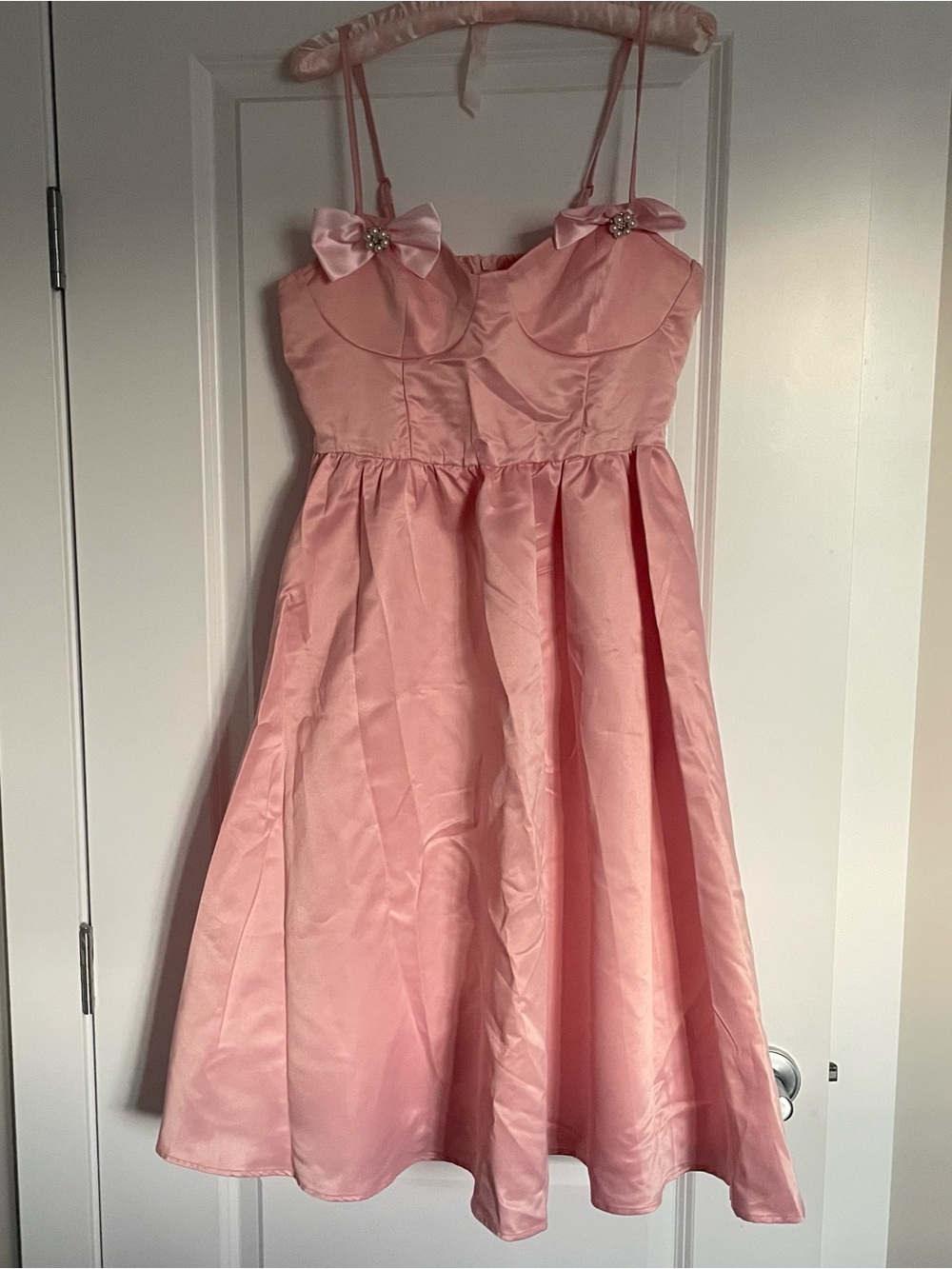 pink princess dress with bows💝